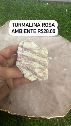 Turmalina rosa ambiente