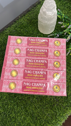 Incenso Nag Champa Óleo de Almíscar e lavanda