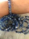pulseira quartzo azul 8mm