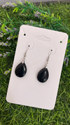 Brinco gota obsidiana