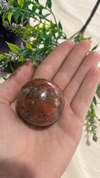 Esfera calcita laranja
