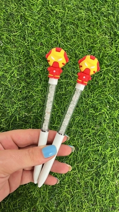 Caneta homem de ferro cristal
