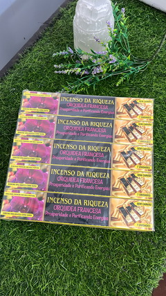 Incenso da Riquesa Orquídea Francesa