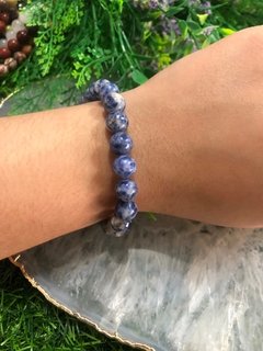pulseira de quartzo azul sodalitico