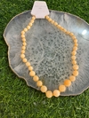 colar esfera calcita amarela
