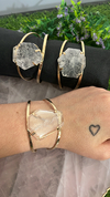 Bracelete lapidado cristal