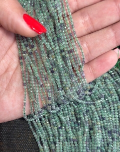 Fio 2mm lapidado de fluorita