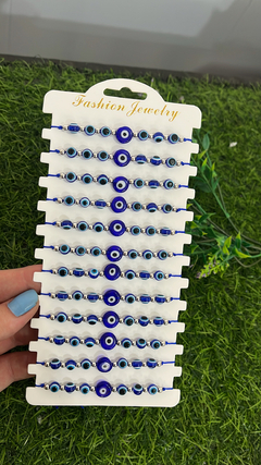 Pulseira olho grego com regulagem
