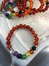 Pulseira cornalina 7 chakras