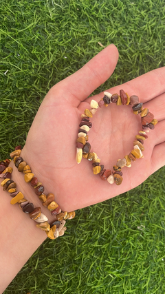 Pulseira cascalho mokaita