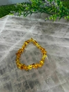 Pulseira ambar natural amarelo
