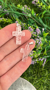 Pingente cruz cristal