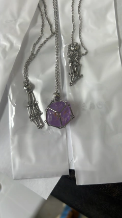 Colar cestinho aço inox