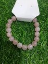 Pulseira esfera Quartzo Rosa