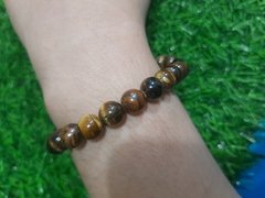 Pulseira esfera Olho de Tigre - comprar online