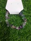 Pulseira cascalho Fluorita