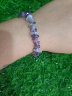 Pulseira Cascalho Ametista - comprar online