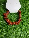 Pulseira Cascalho Jaspe vermelho