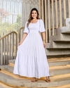 Vestido Longo Festa - Branco (Veste até 42/44)