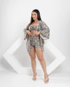 Conjunto 3 peças - Estampa Conchas (Veste 38/40) - comprar online