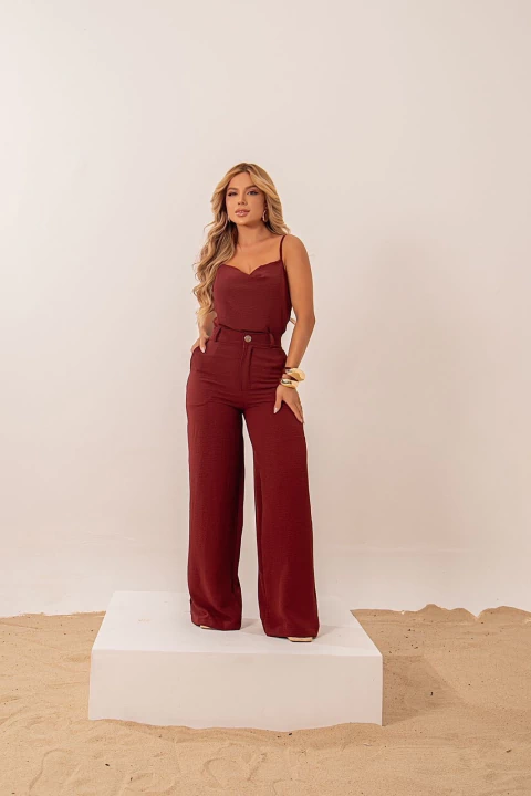 Calça Pantalona LIZ (Veste 38/40) - comprar online