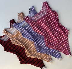 Body Decote Reto LISTRADO (Veste 38/40) - comprar online