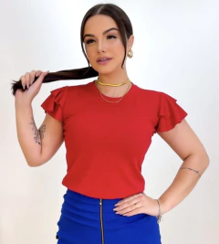 Blusa Ribana Canelada Samanta - comprar online