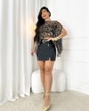 Conjunto 4 PEÇAS / Bata + Top + SAIA + Cinto (Veste 38/40)