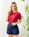 Blusa Basic Canelada (Veste até 40/42)