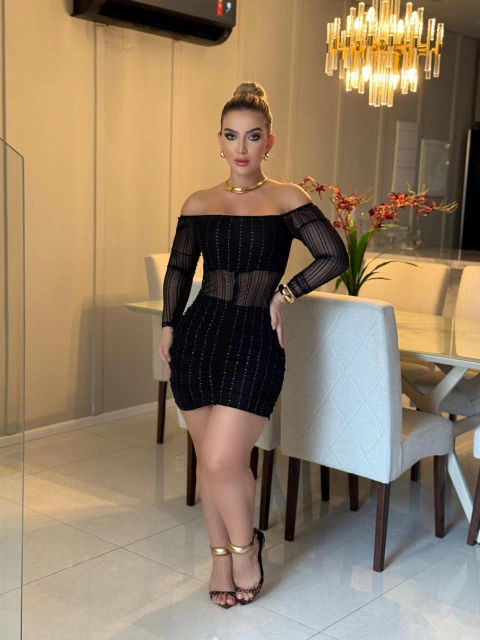 VESTIDO TULE Helena (veste 36/40) - comprar online