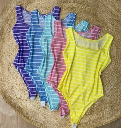 Body Decote Reto LISTRADO (Veste 38/40) - comprar online
