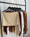 Blusa Cropped BOHO (Veste 38/40) - comprar online