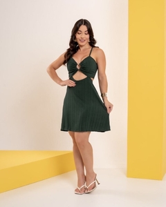 Vestido Alcinha Bruna - Verde (Veste 38/40) - comprar online