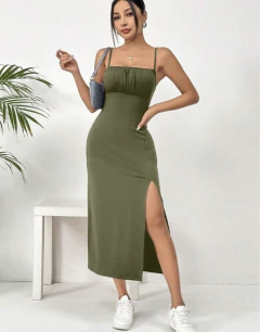 Vestido Ribana MAX FENDA - EM VÁRIAS CORES (Veste 38/40) na internet