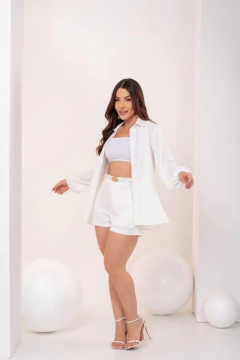 Conjunto três peças Aline(Veste 38/40) na internet