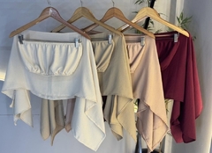 Blusa Cropped + TOP - EM VÁRIAS CORES (Veste 38/40) - Loja Girls Chick