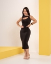 Vestido Midi Letícia - Preto (Veste 38/40) - comprar online