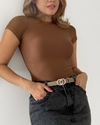 Blusa Suede Mayne (Veste 38) *Tem elasticidade