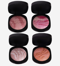 Blush Multifuncional Carved In Marble Obsidian - RubyRose - comprar online