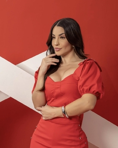 Conjunto Alfaiataria Luana - Vermelho (Tam. M e G) - Loja Girls Chick