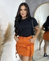 Blusa Suede Olivia (Veste 40) *Tem elasticidade