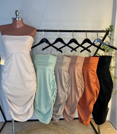 Vestido RIBANA Midi - EM VÁRIAS CORES (Veste 38/42) - loja online