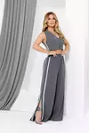 Conjunto Cropped + Calça - Cinza (Veste 38/42)