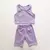 DAFNE Conjunto Top y calza Lila liso
