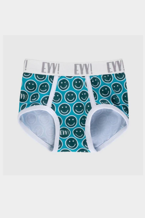 SLIP CON ELASTICO SONRISAS VERDE