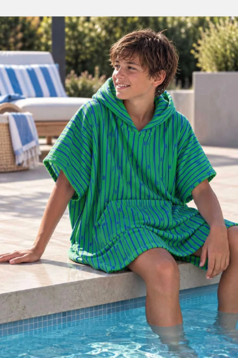 CAPA CAMBIADO PLAYERO RAYADO AZUL