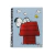 Cuaderno con espiral Mooving 16x21 cm 80 hojas Snoopy