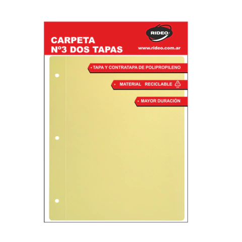 Carpeta 2 tapas con cordón Rideo Line - comprar online