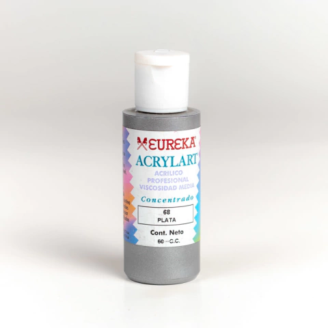 Acrílico decorativo Eureka Acrylart colores metalizados pote x 60 cc - Librería Guido