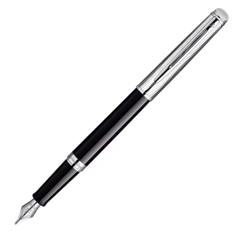 Pluma Waterman Hémisphère Deluxe Laca Negra y Paladio - comprar online